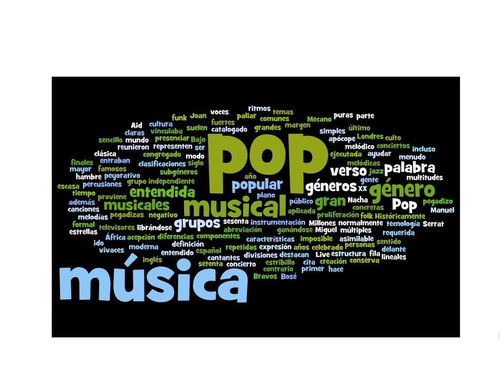 CANTANTES DEL GENERO POP